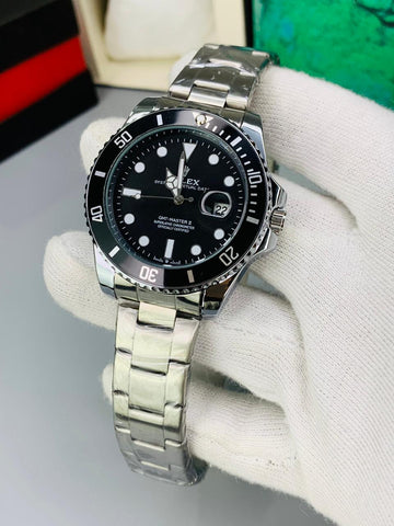 Rolex Submariner Style Watch – Semi-Automatic Movement | See-Through Back Case