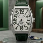 tissot prx green dial watch with rubber strap