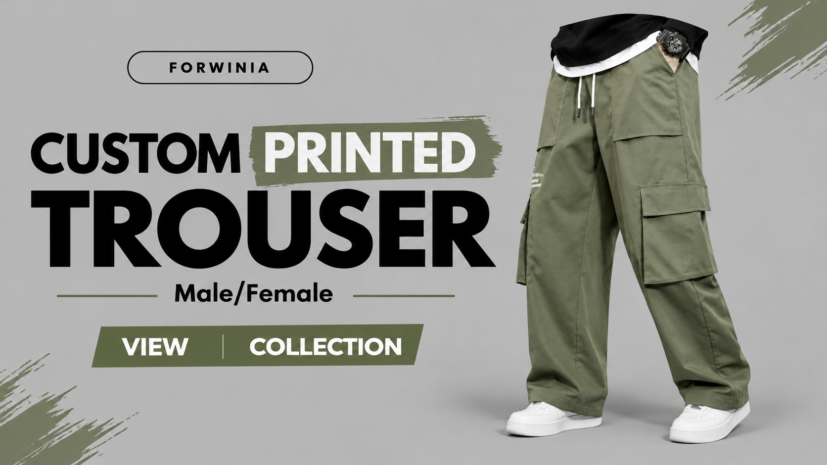 Forwinia Custom Printed Trousers